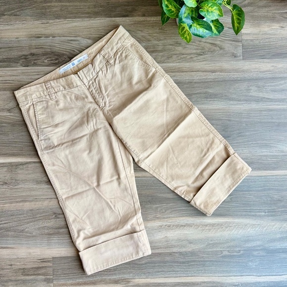 Vintage GAP Khaki 100 % Cotton Roll Cuff Capri Pants - Size 6 - Picture 11 of 11